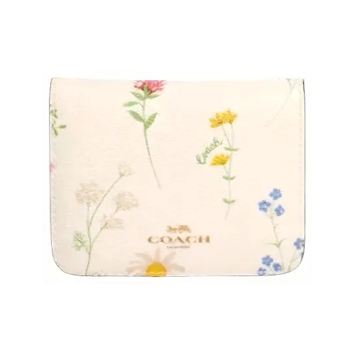 COACH Card Case Цвет холста Картхолдер Женская Белая