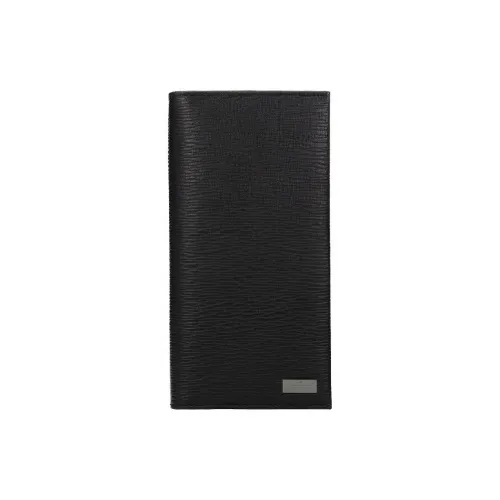 FERRAGAMO GANCINI Кожа Кошелек Мужской Черный