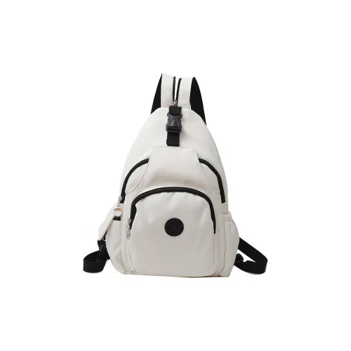 GKY Nylon Backpack Standard Unisex White Orange Black GKY Нейлон Рюкзак Стандартный Унисекс Белый Оранжевый Черный