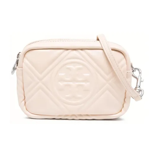 TORY BURCH Perry Sheepskin Handheld Crossbody Mini Women's White