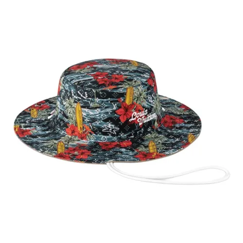 LOUIS VUITTON Вязаные соломенные шляпы Унисекс Разноцветные