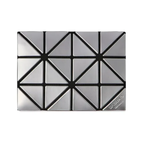 ISSEY MIYAKE Card Case Поливинилхлоридная смола Картхолдер Унисекс Серебристо-серый