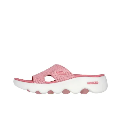 Skechers Go Walk Massage Fit Тихий Массаж Слипоны Женские Кораллово-розовый