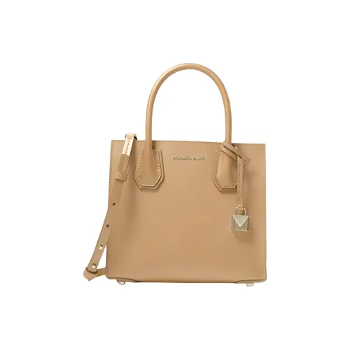 MICHAEL KORS Mercer Коровья кожа Застежка-замок Аккордеонная сумка Сумка через плечо Женская CAMEL