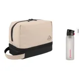 Double-Layer Khaki + Fashion Спортивная бутылка для воды Белый