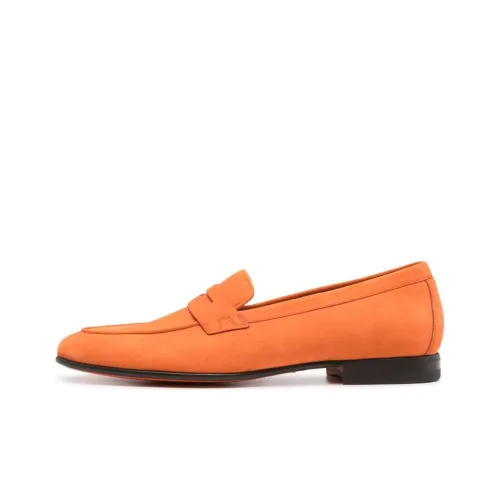 Santoni Лоферы Orange Men's