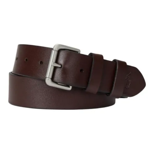 Polo Ralph Lauren Однотонный дизайн застежка-булавка ремни из коровьей кожи мужской коричневый ширина 3,8 см