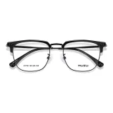 Чёрный, 0 степень, анти-синий свет, плоская подошва, зеркальце