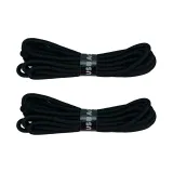 2 упаковки черных круглых шнурков
