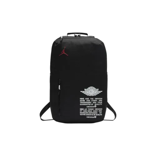 Jordan Polyester Laptop Backpack Regular Unisex Black Джордан Полиэстер Ноутбук Рюкзак Стандартный Унисекс Черный