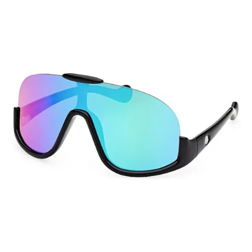 Moncler Нерегулярная форма Солнцезащитные очки Мужской Черный