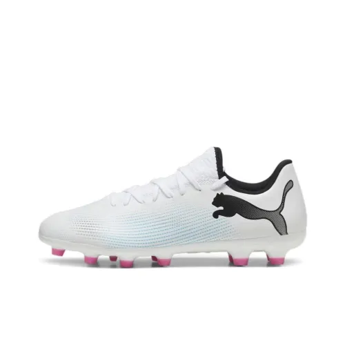 PUMA FUTURE 7 PLAY HG Твердый Ground Твердый грунт Футбольные бутсы Мужской Белый черный