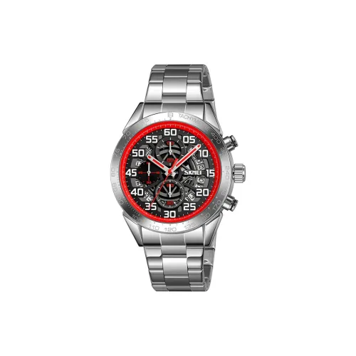 SKMEI Кварцевый механизм Мужские часы 45 мм Черный