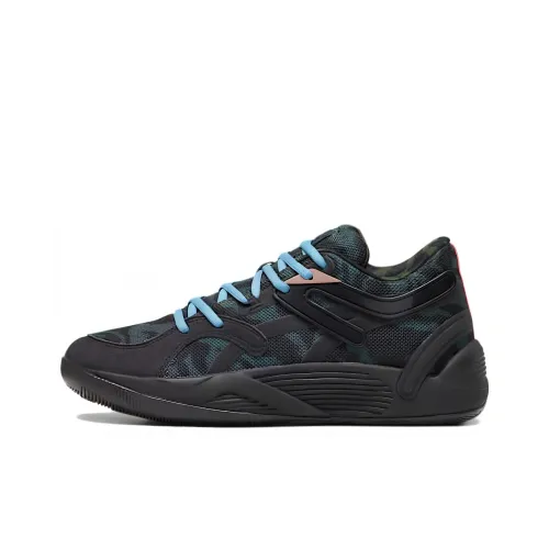 PUMA Trc Blaze Low Топ Casual Мужской Черный Зеленый