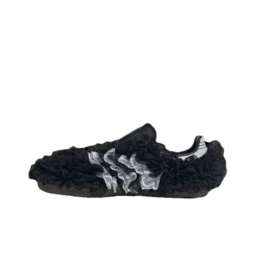 adidas originals Samba Кроссовки для скейтбординга Низкие Кроссовки Черный/Белый/Смола Желтый Женские