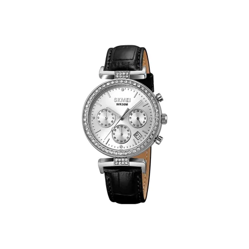 SKMEI Кварцевый механизм Женские часы 38 мм Красные