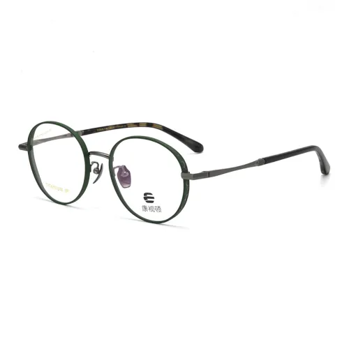 Cornstone Чистый титан Круглые Оправы для очков Женские