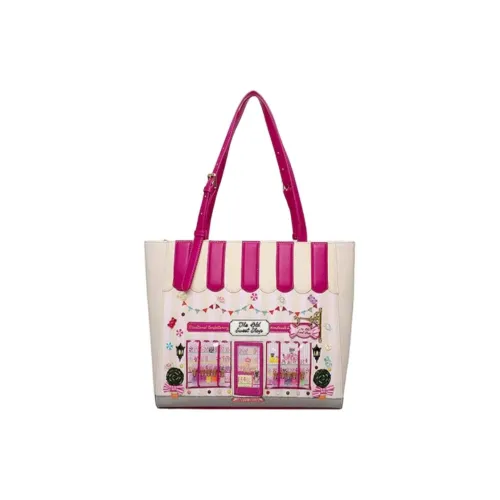 Vendula ПУ (полиуретан) Сумка-тоут Сумка для покупок Сумка Сумка через плечо Средняя Женская Розовая