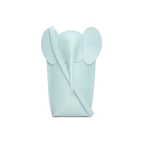 LOEWE Чехол для телефона из коровьей кожи сумка через плечо женская айсберговый синий