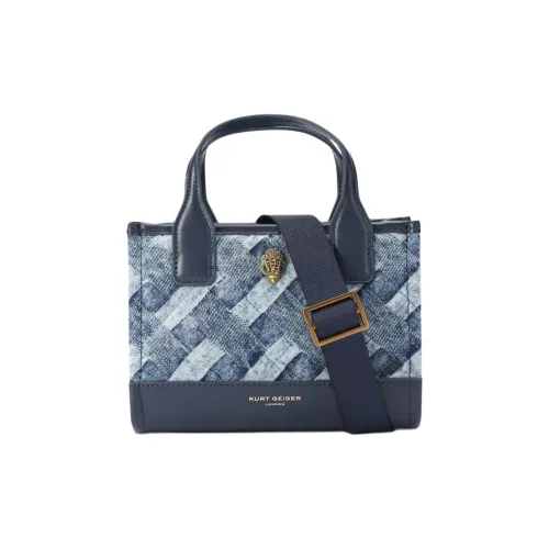 Kurt Geiger London Деним Тоут Сумка Сумка для покупок Сумка Сумка через плечо Сумка через плечо Экстра мини Женская Синяя