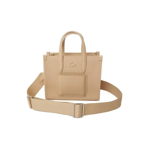 LACOSTE Сумка Tote из коровьей кожи Сумка для покупок Сумка через плечо Сумка мини Женская Хаки