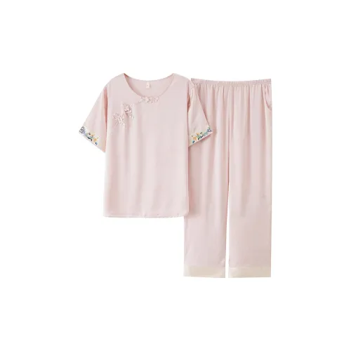 The Story Of The Flower Season Пижамный комплект Женские Розовый