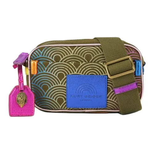 Kurt Geiger London Холщовая сумка Camera Сумка Сумка через плечо Маленькая Женская Лайм