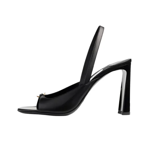 Jimmy Choo LEV 95 One Ремень Сандалии 9,5 см Женские Черные