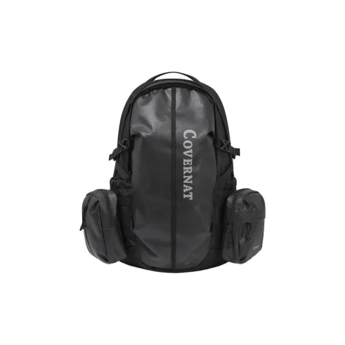 COVERNAT Переработанный полиэстер Рюкзак Стандартный Мужской Черный