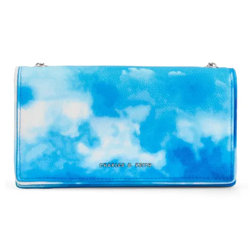 CHARLES KEITH ПУ (полиуретан) Сумка через плечо Кошелек Мини Женский Кремово-молочный Белый Розовый MULTI Композитный цвет