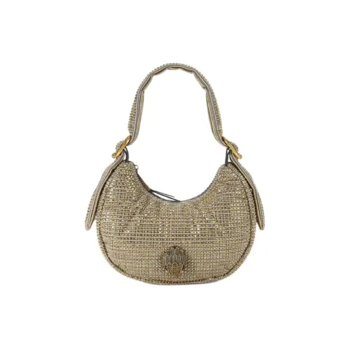 Kurt Geiger London Ткань Хобо Сумка Сумка через плечо Маленькая Женская Золотая