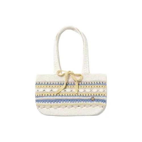 COVERNAT Хлопок Тоут Сумка Сумка для покупок Сумка Сумка через плечо Женская Айвори