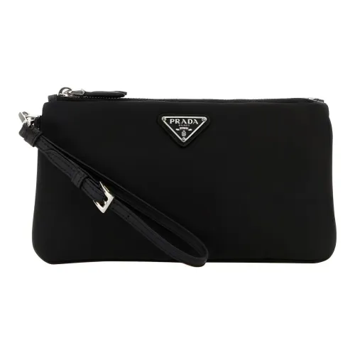 PRADA RE Нейлон Клатч Женский Черный