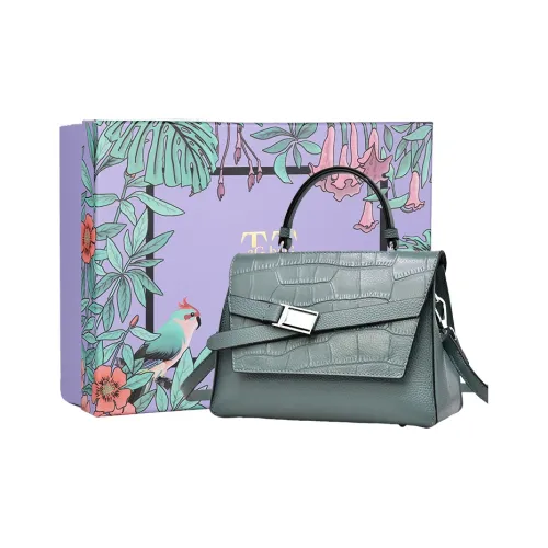 TTaG．baG Сумка через плечо из коровьей кожи сумка обычная женская озерно-голубой черный