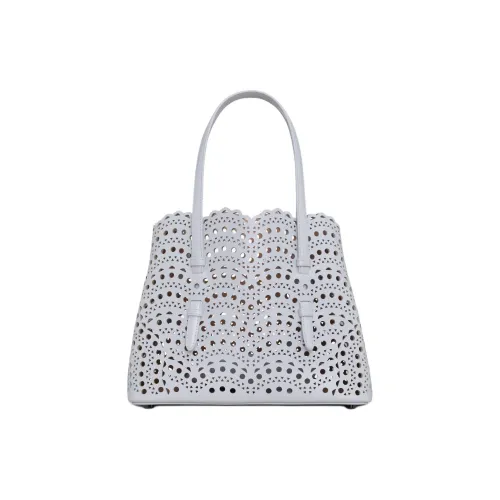 Alaia Сумка через плечо из коровьей кожи сумка среднего размера женская серая