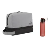 Серый + Модный Спортивная Бутылка для воды Красная