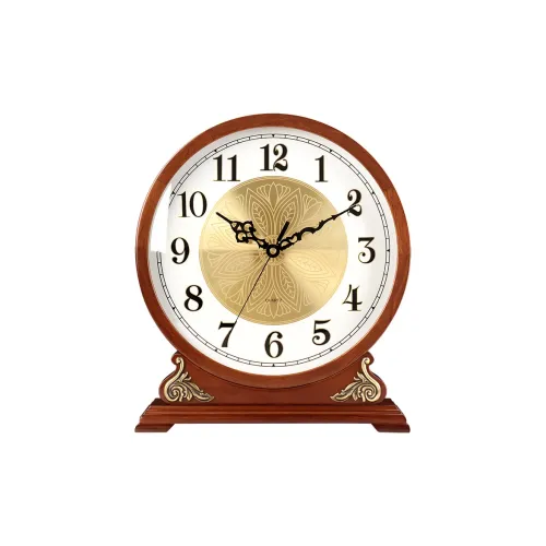 HENSE Кварцевый механизм Настольные часы Для гостиной Орнамент Дом ТВ Кабинет Часы Унисекс Металлический Циферблат HD251