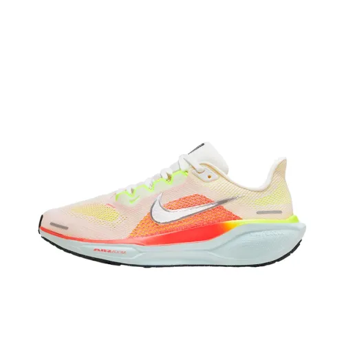 Nike Pegasus 41 Дышащие Низкие Беговые Кроссовки Женские Бежевые Розовые