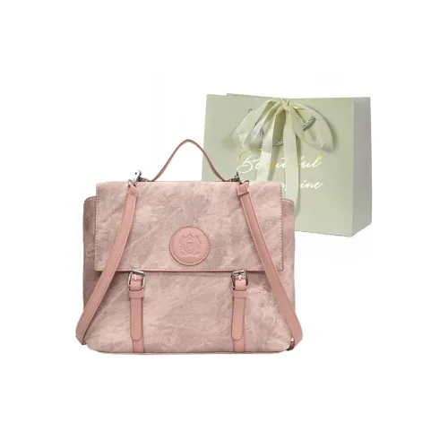 JIANGLIDA ПУ (полиуретан) Рюкзак Стандартный Женский Розовый Синий Серебряный Черный Белый Темно-коричневый