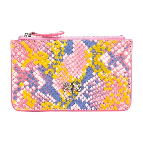 PINKO Кожа Клатч Женский Розовый Многоцветный