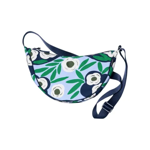 UNIQLO Хлопок Портативный Сумка через плечо Сумка на плечо Мини Женская Синяя