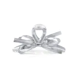 Кожа, бант, заколка-краб [Тубас]