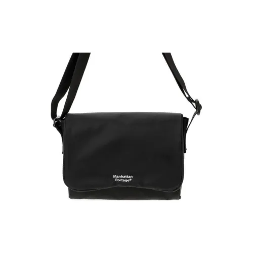 Manhattan Portage Нейлон Twill Сумка через плечо Сумка на плечо Унисекс Черный
