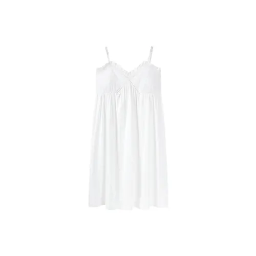 Flowers in water Ночная сорочка Женская Белая