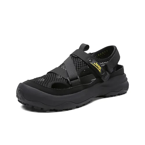 JEEP Пляжные сандалии Мужские Черные