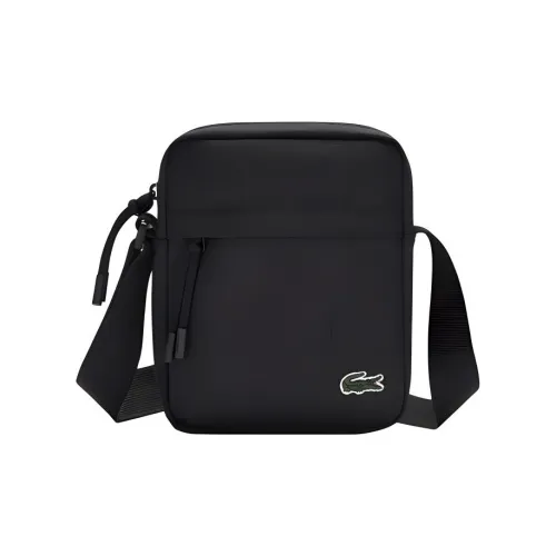LACOSTE Ткань Сумка через плечо Сумка на плечо Стандартная Мужская Черная