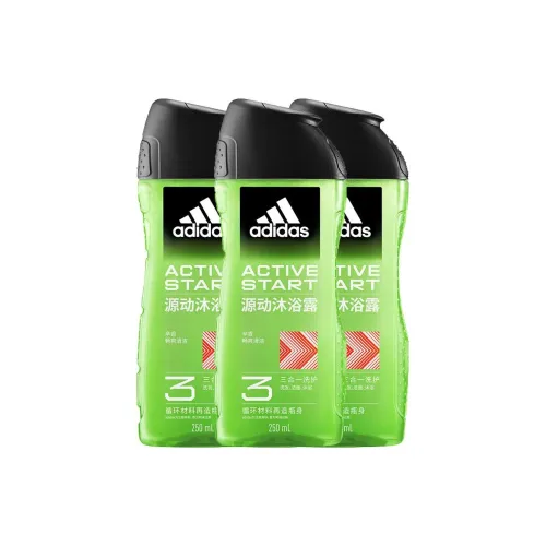 Adidas 3 в 1 Портативный Набор Источник DYNAMIC Шампунь Гель Успокаивающий Увлажняющий Очищающий Лаванда Корица Аромат Амбра Аромат