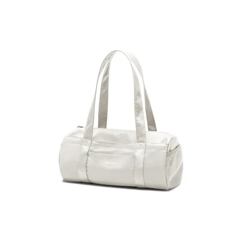 NANACREW Полиэстер и Нейлон Сумка через плечо Цилиндрическая сумка Стандартная Женская Черный Экрю Зеленый