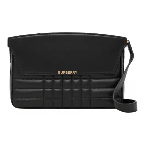 Burberry Пэчворк Кожаная Сумка через плечо Сумка на плечо Женская Черная