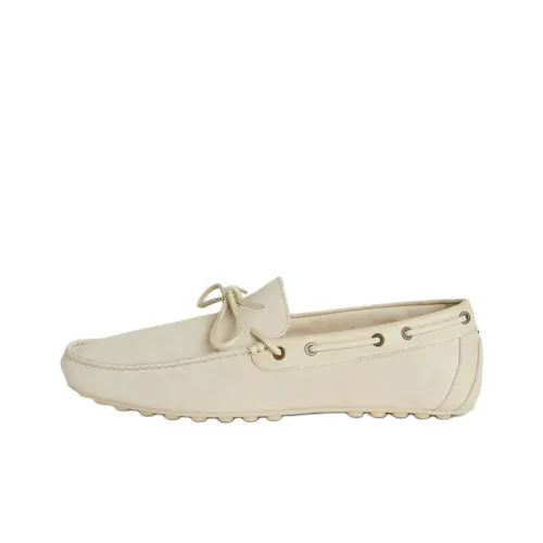 Loro Piana Лоферы с резиновым подошвой Мужской Бежевый